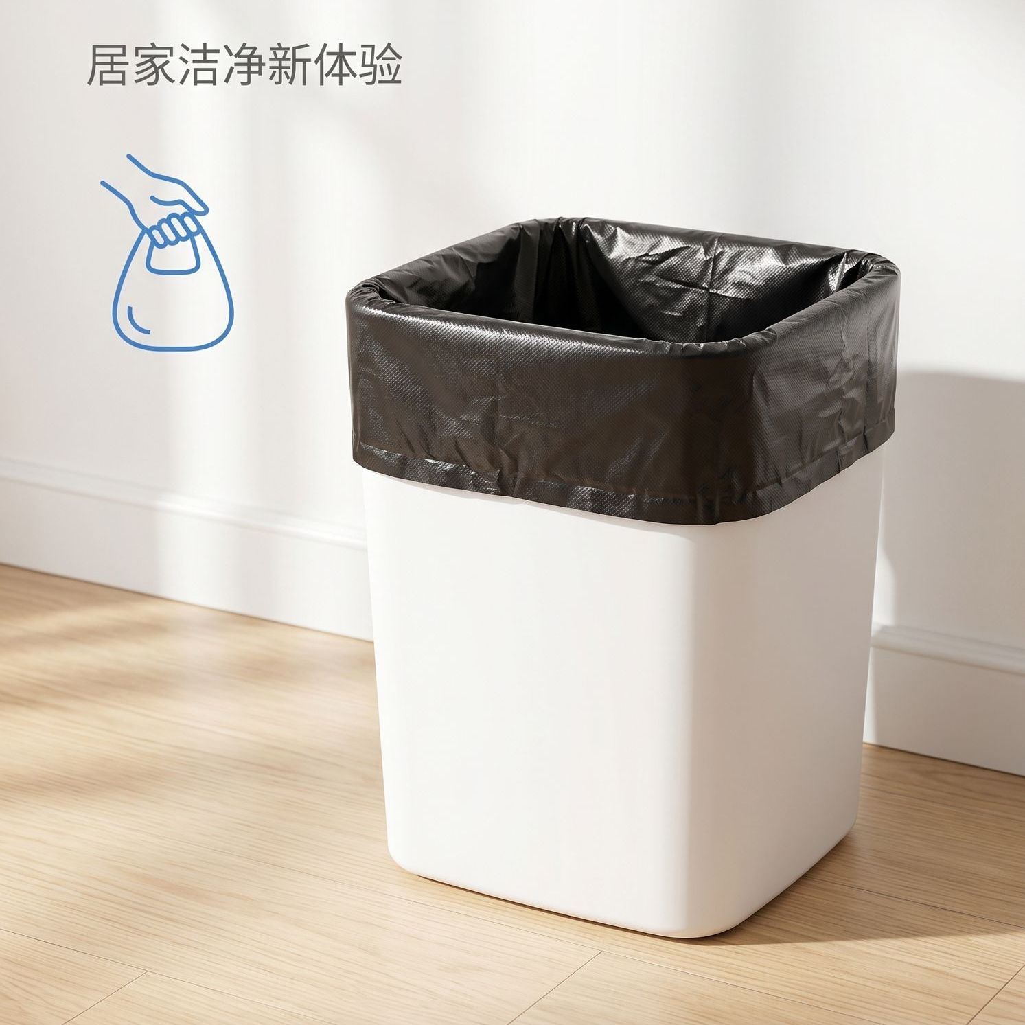 加厚垃圾垃圾袋背心手提中大号家用黑色厨房一次性袋子塑料袋批发