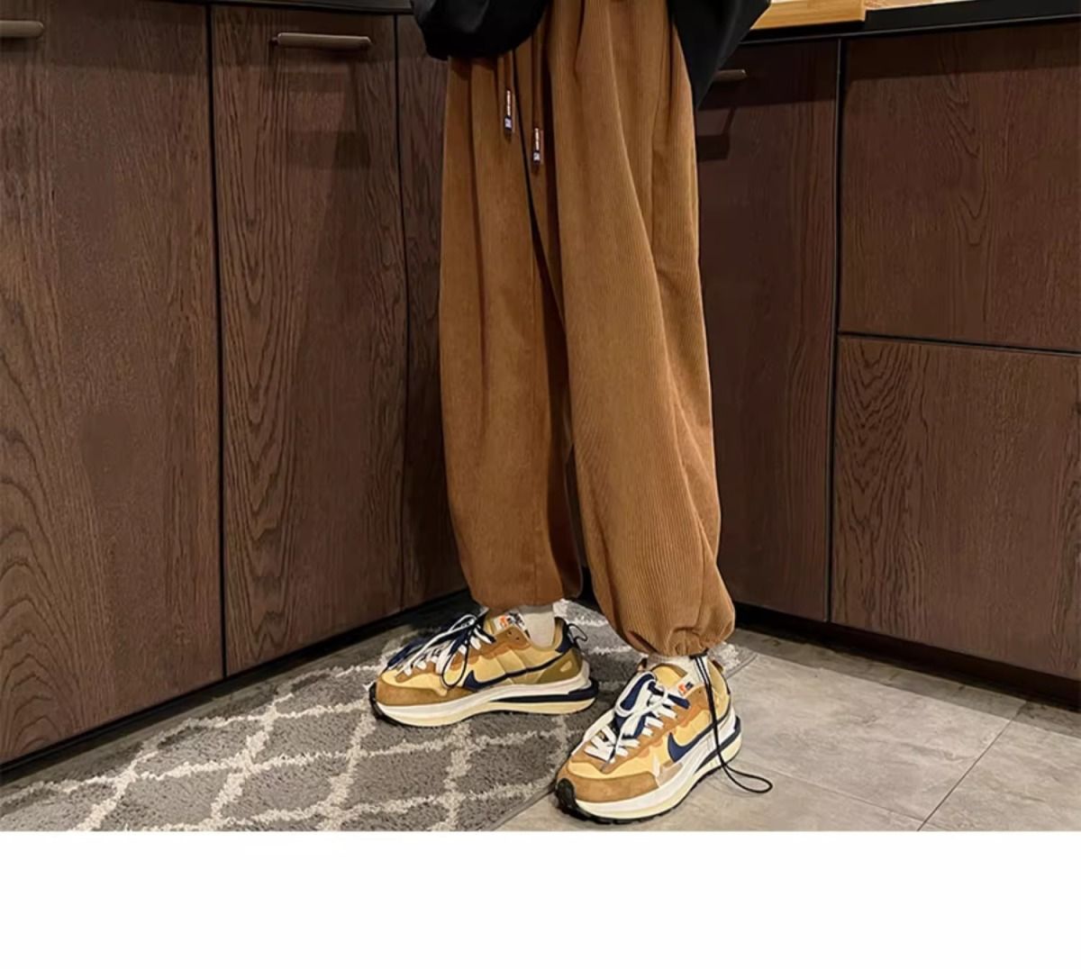 Herren Cordhose Gefüttert Gerade Geschnittene Freizeithose Warm_voghion.com