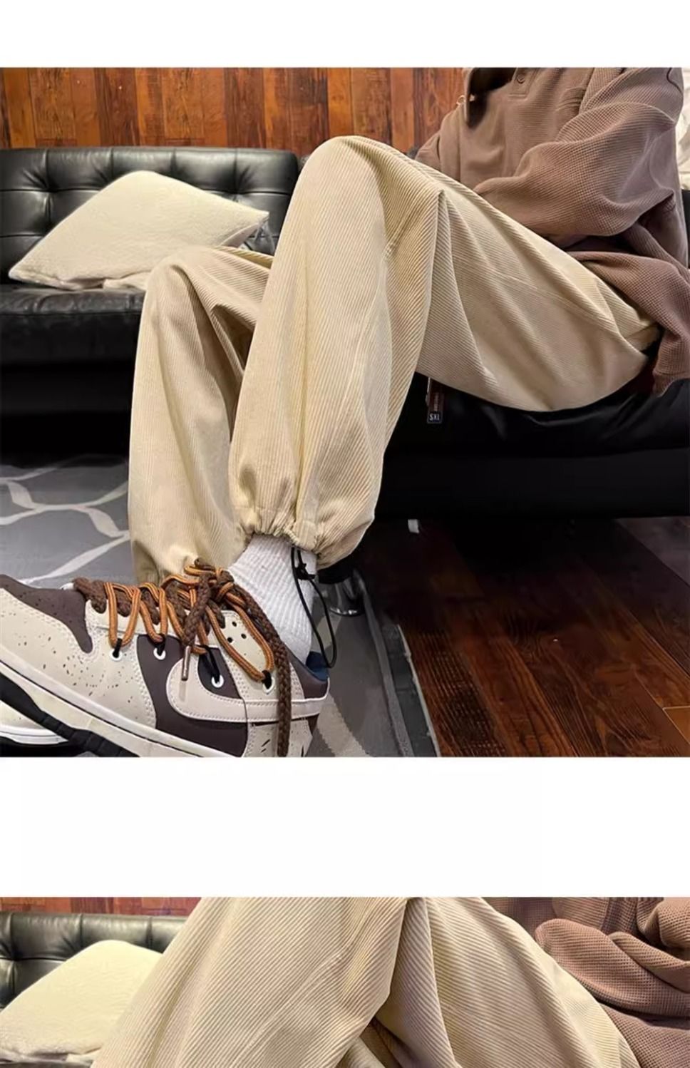 Herren Cordhose Gefüttert Gerade Geschnittene Freizeithose Warm_voghion.com
