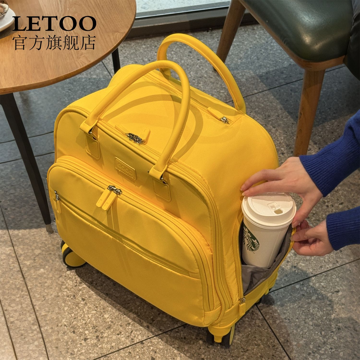 【LETOO】超轻小行李箱轻便出行拉杆箱18女登机旅行箱防水面料手提箱