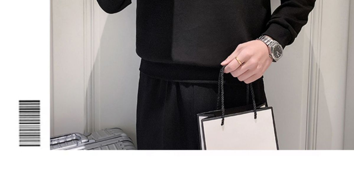 Sweater Men's Spring and Autumn 2023 New Pi Shuai Trendy Brand Contrast Colored Polo Shirt Men's Fashion Versatile Top_voghion.com