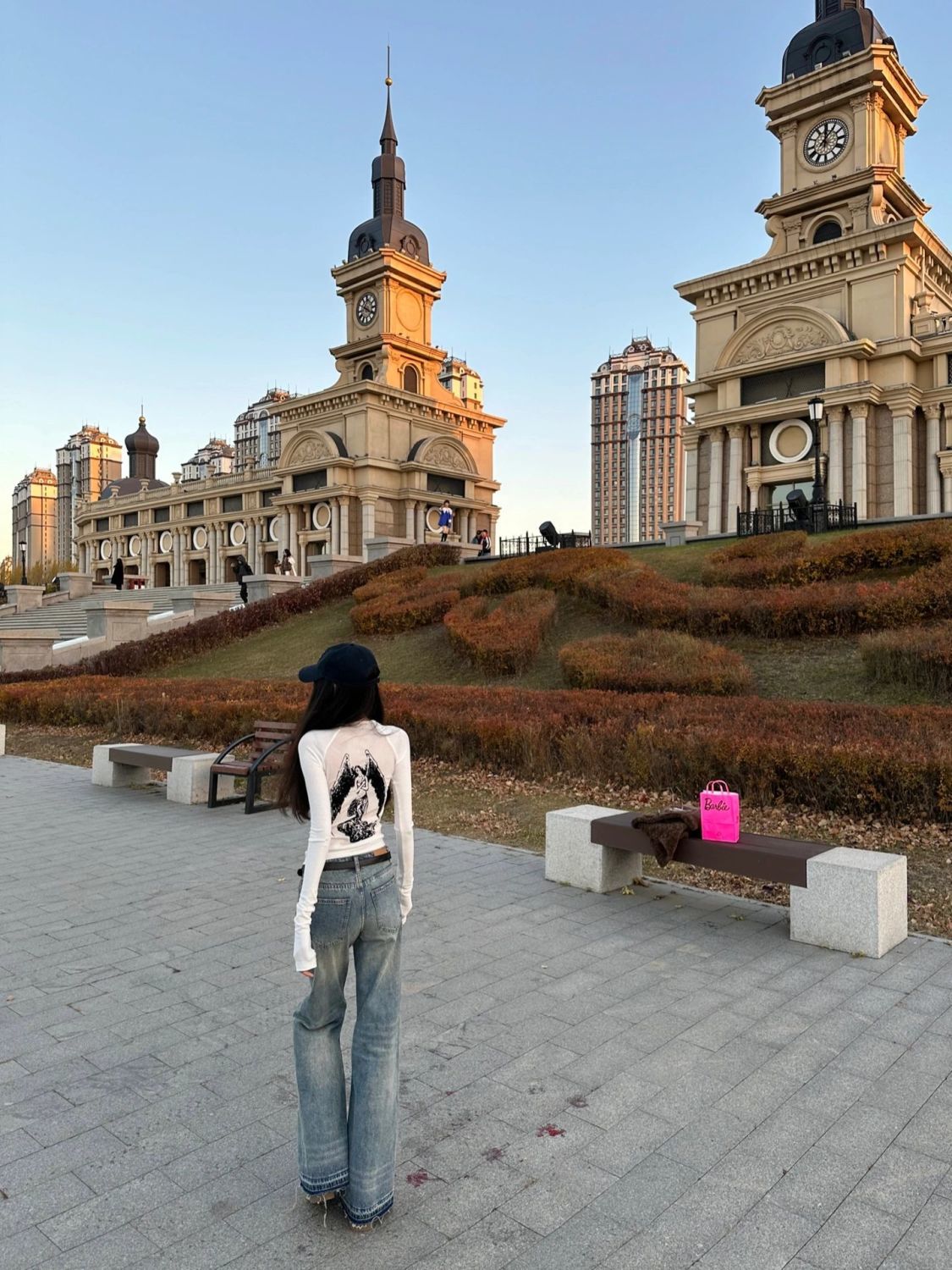 微透辣妹修身打底衫T恤女秋冬季設計感小眾顯瘦白色內搭長袖上衣