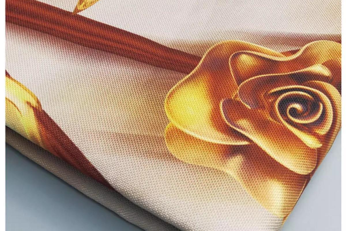 藏式唐卡黄财神佛像布艺挂画装饰画墙布玄关过道挂布背景布定制 detail 2
