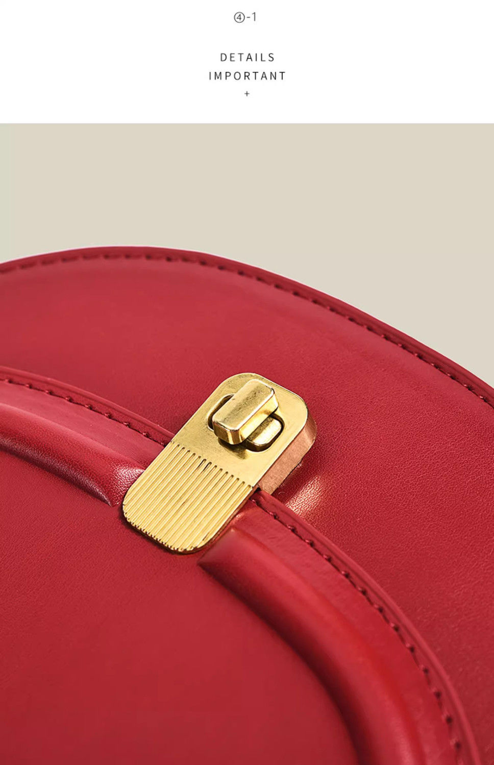 CHARHP&KEJNT Sattel für Frauen, High-End, klein und vielseitig, rote Umhängetasche mit einer Schulter_voghion.com