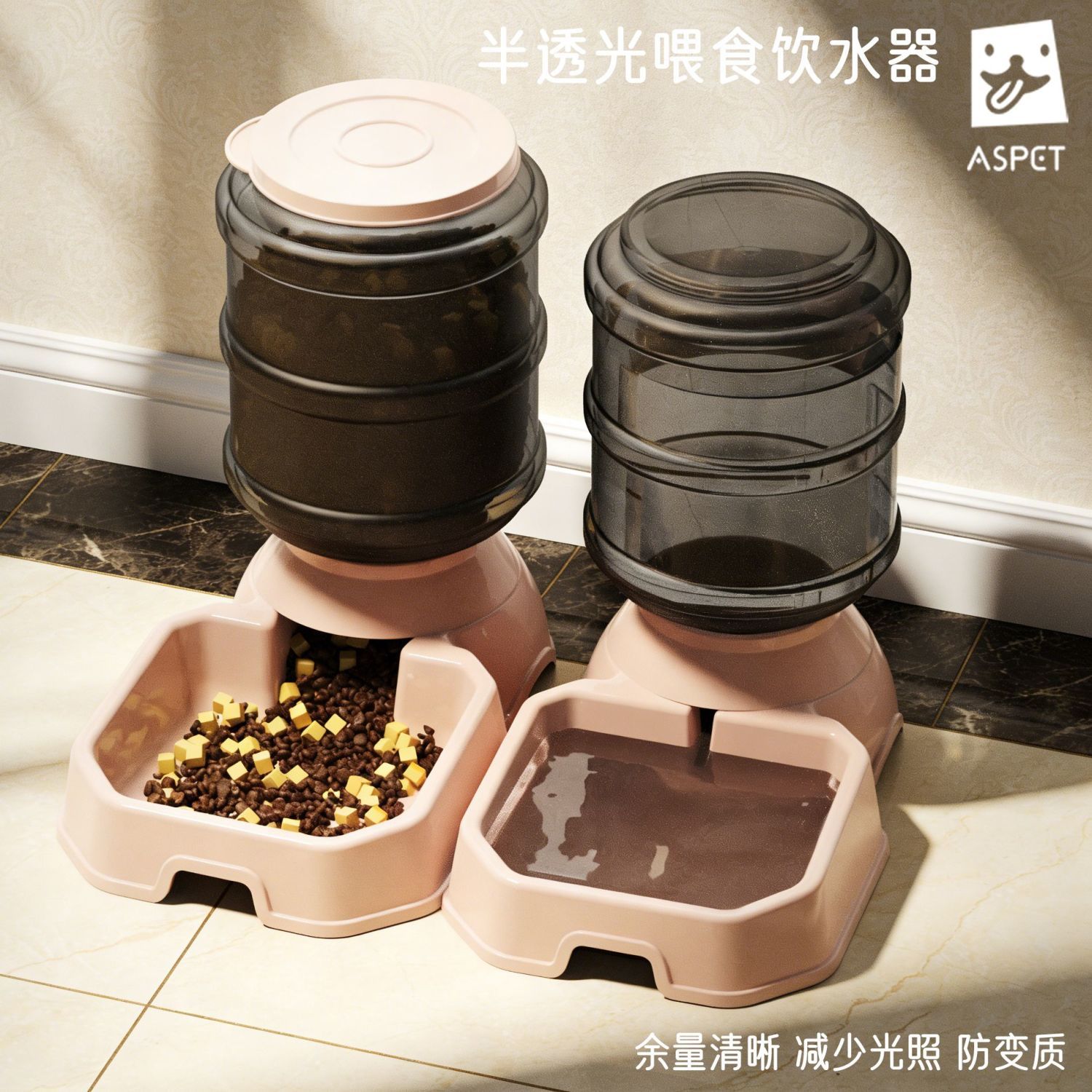 喂猫神器全自动饮水机狗狗猫咪自动喂食器猫一周喝水大容量饮水器
