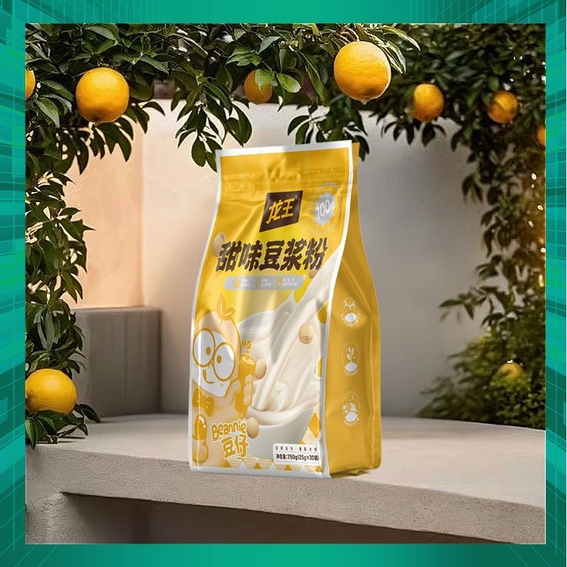 龙王豆浆粉黄豆非转基因750g*1早餐店冲泡家用小袋