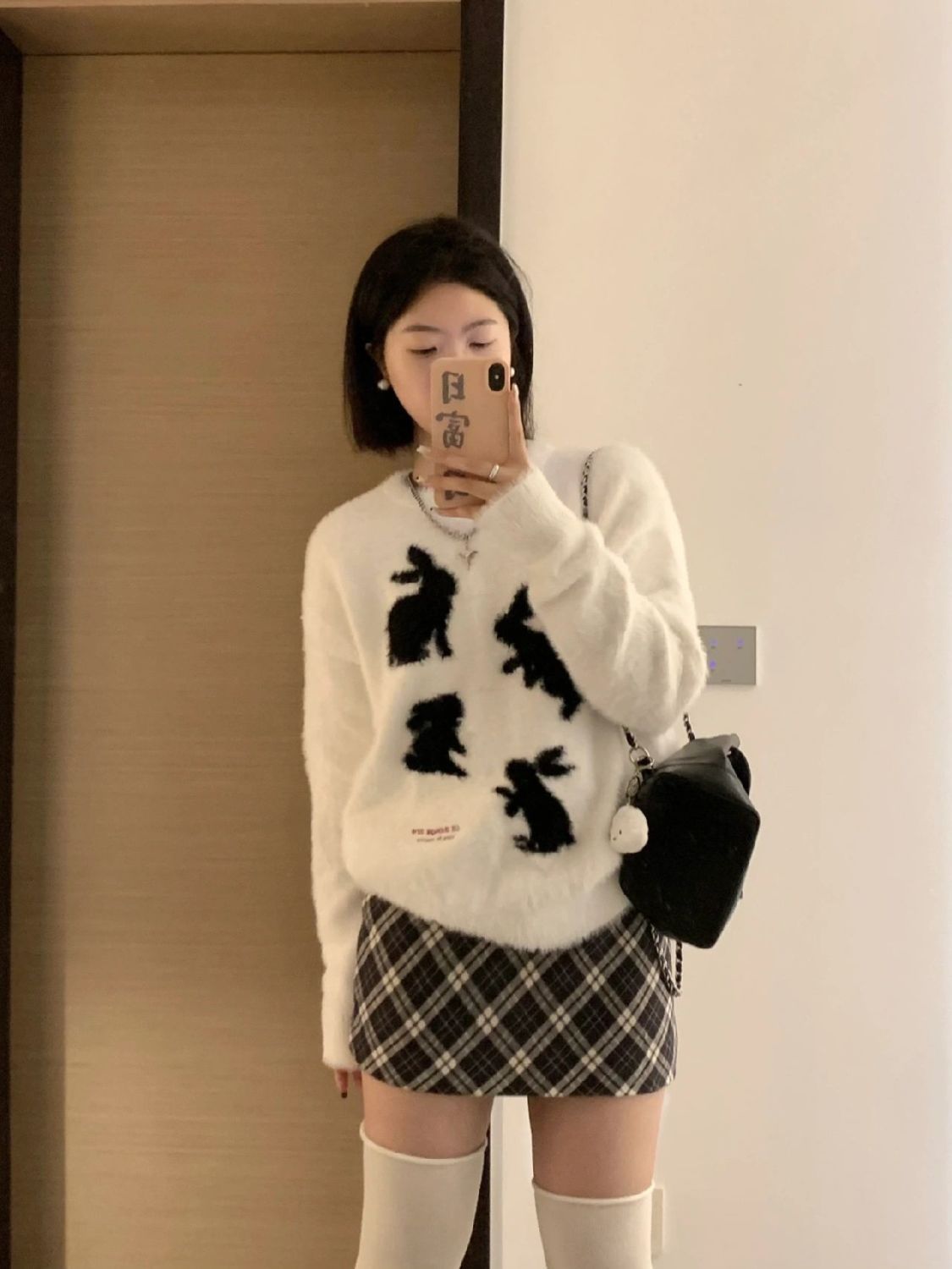 軟糯溫柔日系慵懶風秋冬新款毛衣女寬鬆小眾仿水貂絨甜辣針織衫厚