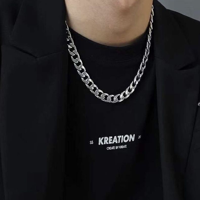 Cuban Chain Necklace For Men Hip-hop Style Versatile And Durable_voghion.com
