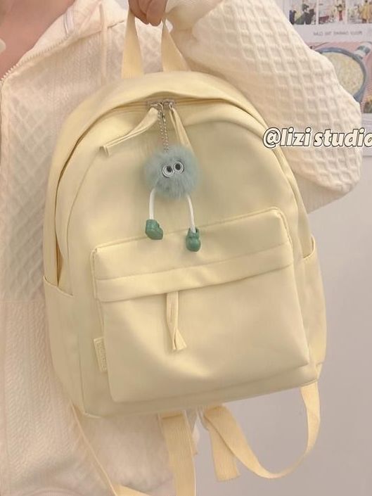 書包女學生簡約百搭迷你大學生雙肩包 ins韓國高中生寶藏mini背包