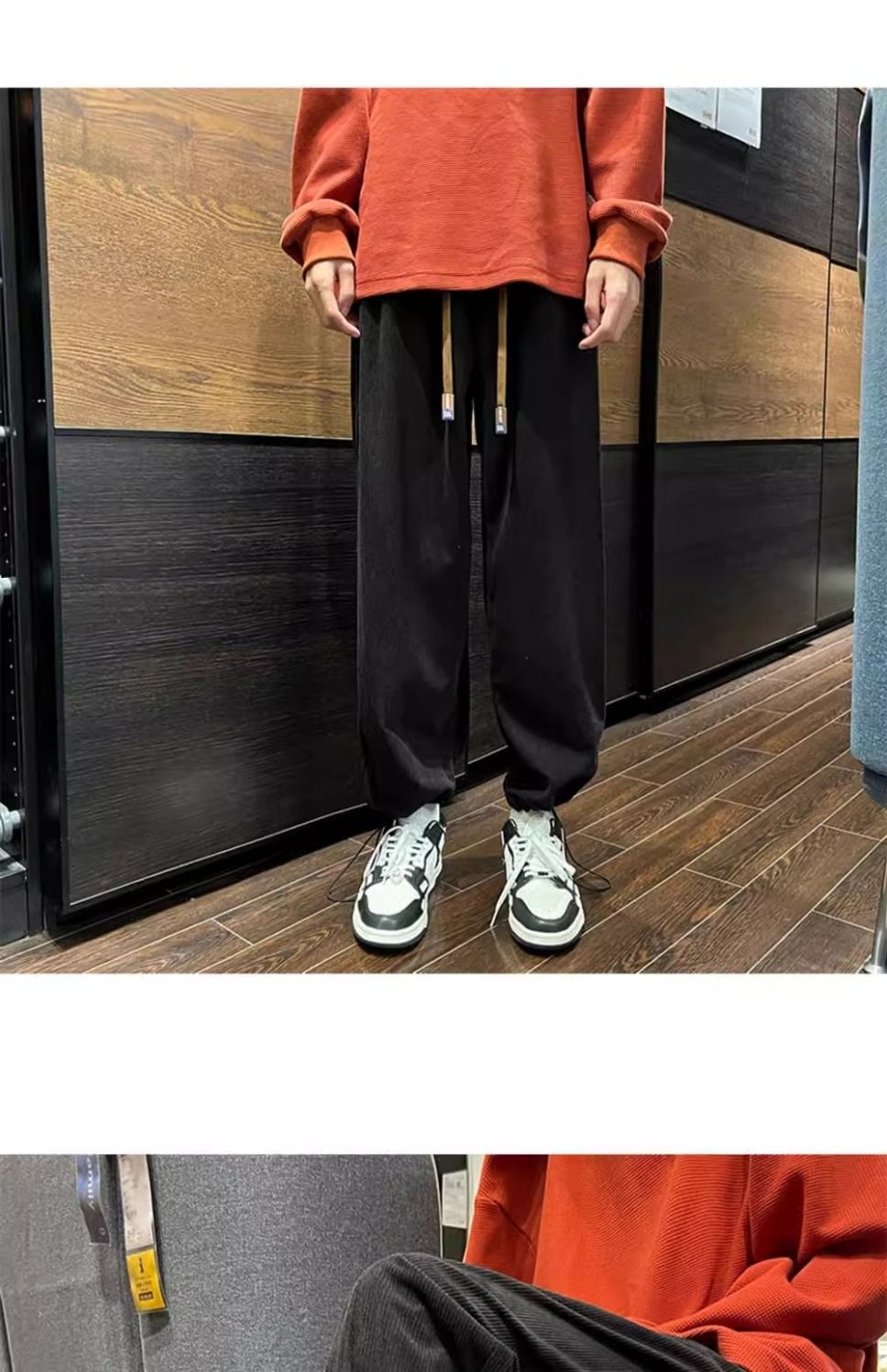 Herren Cordhose Gefüttert Gerade Geschnittene Freizeithose Warm_voghion.com