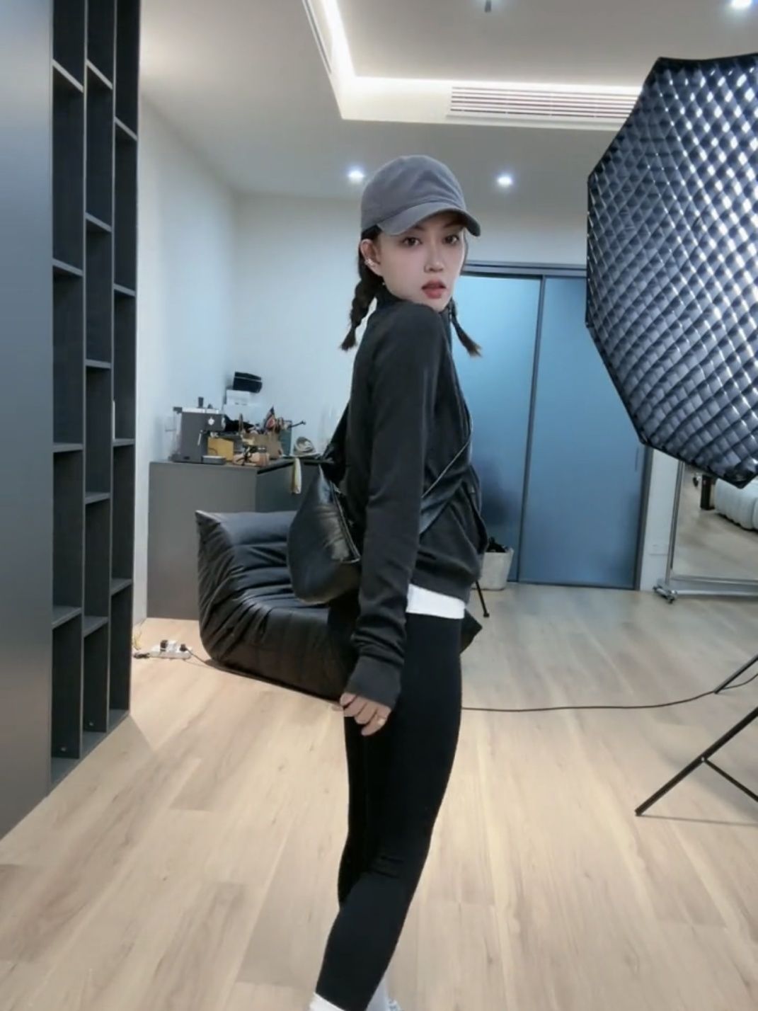 美拉德老錢風秋冬雙拉鏈顯瘦立領德絨外套女休閒百搭拉鏈開衫夾克