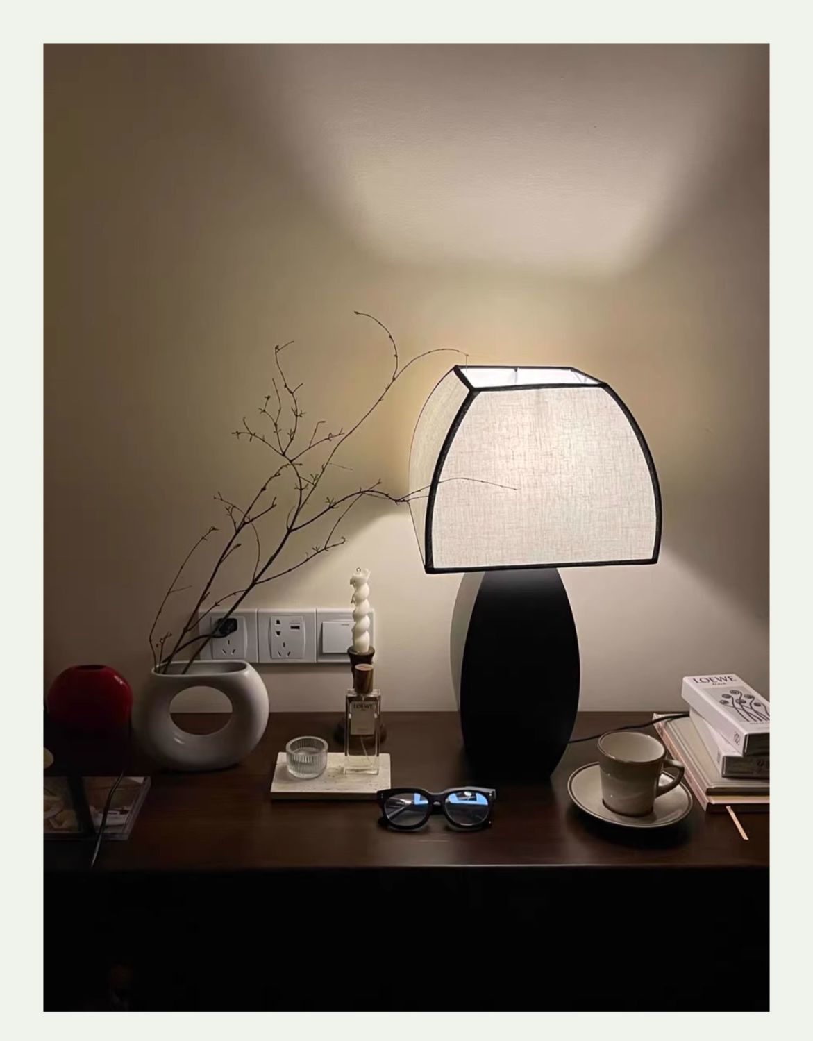 Moderner minimalistischer Vintage-Tisch für Wohnzimmer, Arbeitszimmer, Schlafzimmer, Nachttischlampe, neuer chinesischer Stil, gemütliches High-End_voghion.com
