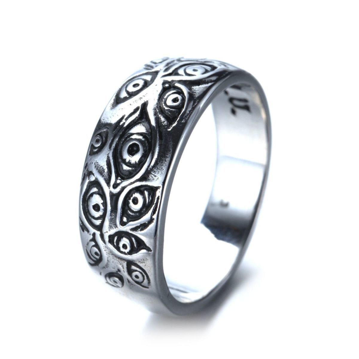 Evil Eye Ring Vintage Gothic Style Ring For Men And Women_voghion.com