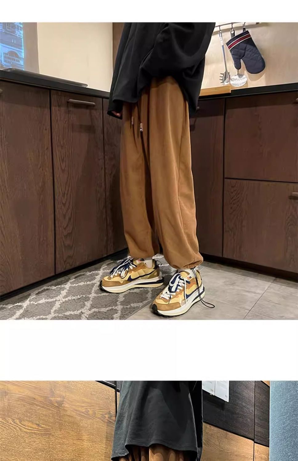 Herren Cordhose Gefüttert Gerade Geschnittene Freizeithose Warm_voghion.com