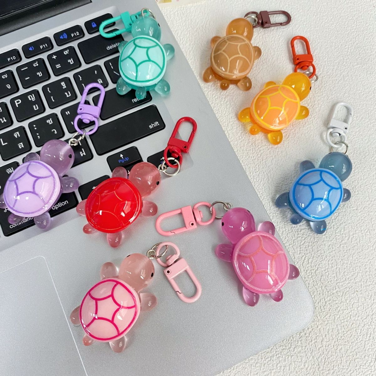 Luminous Turtle Keychain For Bags And Backpacks Sweet Gift_voghion.com