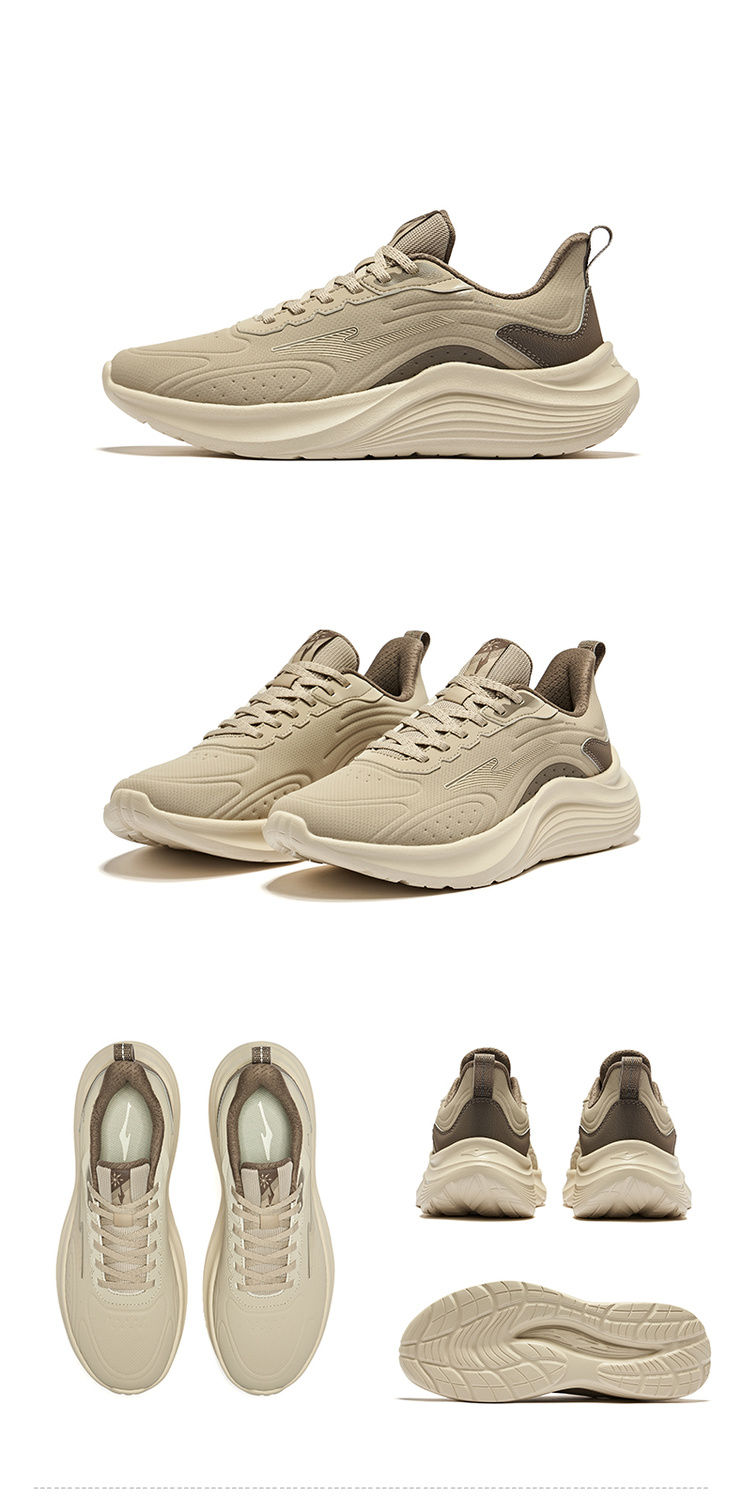Hongxing Erke Mountain Eagle - Zapatillas deportivas negras con suela suave para hombre, nuevas, antisalpicaduras y con absorción de impactos para correr en caso de lluvia_voghion.com