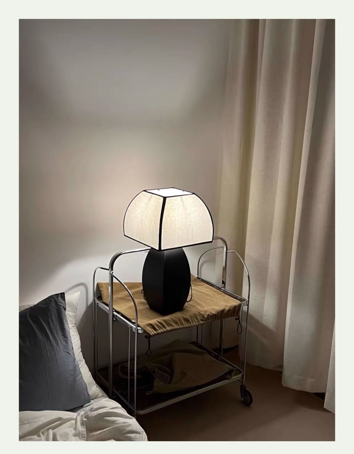 Moderner minimalistischer Vintage-Tisch für Wohnzimmer, Arbeitszimmer, Schlafzimmer, Nachttischlampe, neuer chinesischer Stil, gemütliches High-End_voghion.com
