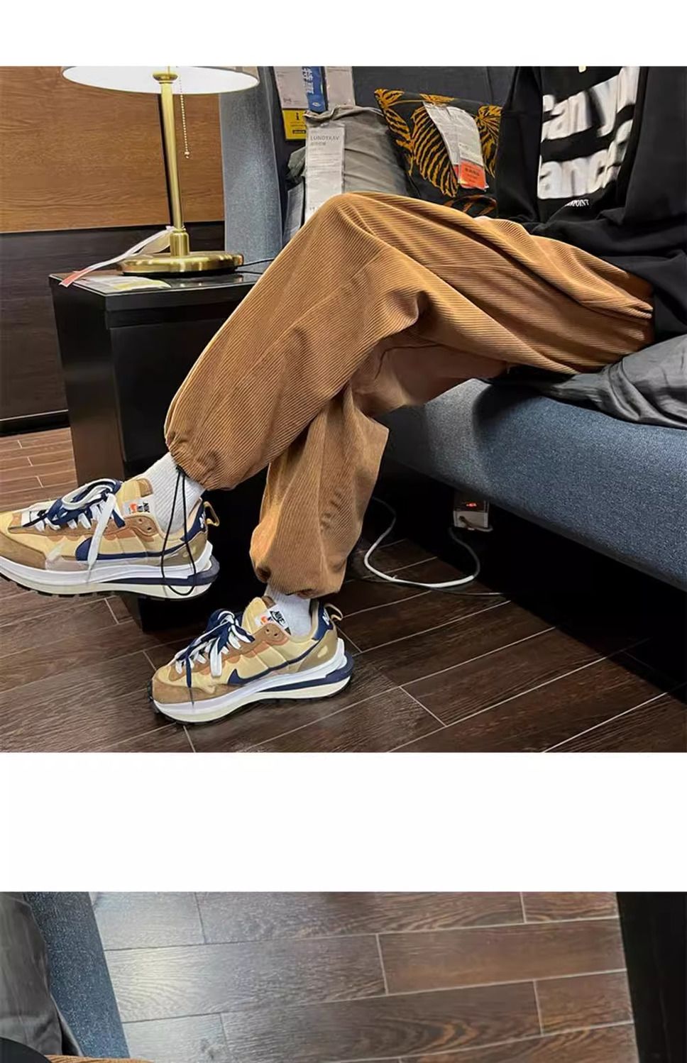 Herren Cordhose Gefüttert Gerade Geschnittene Freizeithose Warm_voghion.com