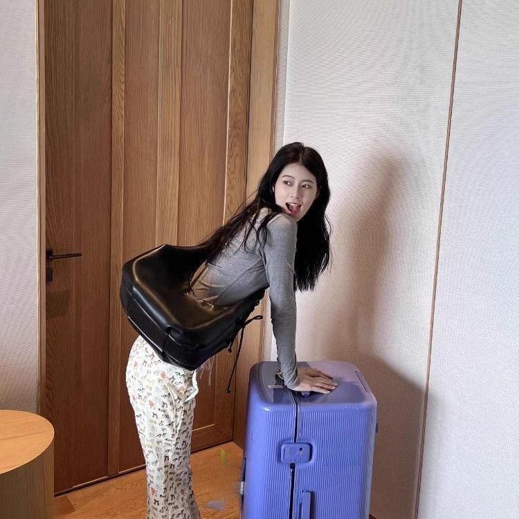 小眾大容量托特包2024年新款慵懶風新款半月餃子包女潮