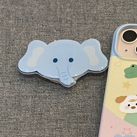Korean INS Stand Phone New Foldable Cute Airbag Cartoon Telescopic Desktop Lazy Stick-on Full Set For Watching Dramas_voghion.com