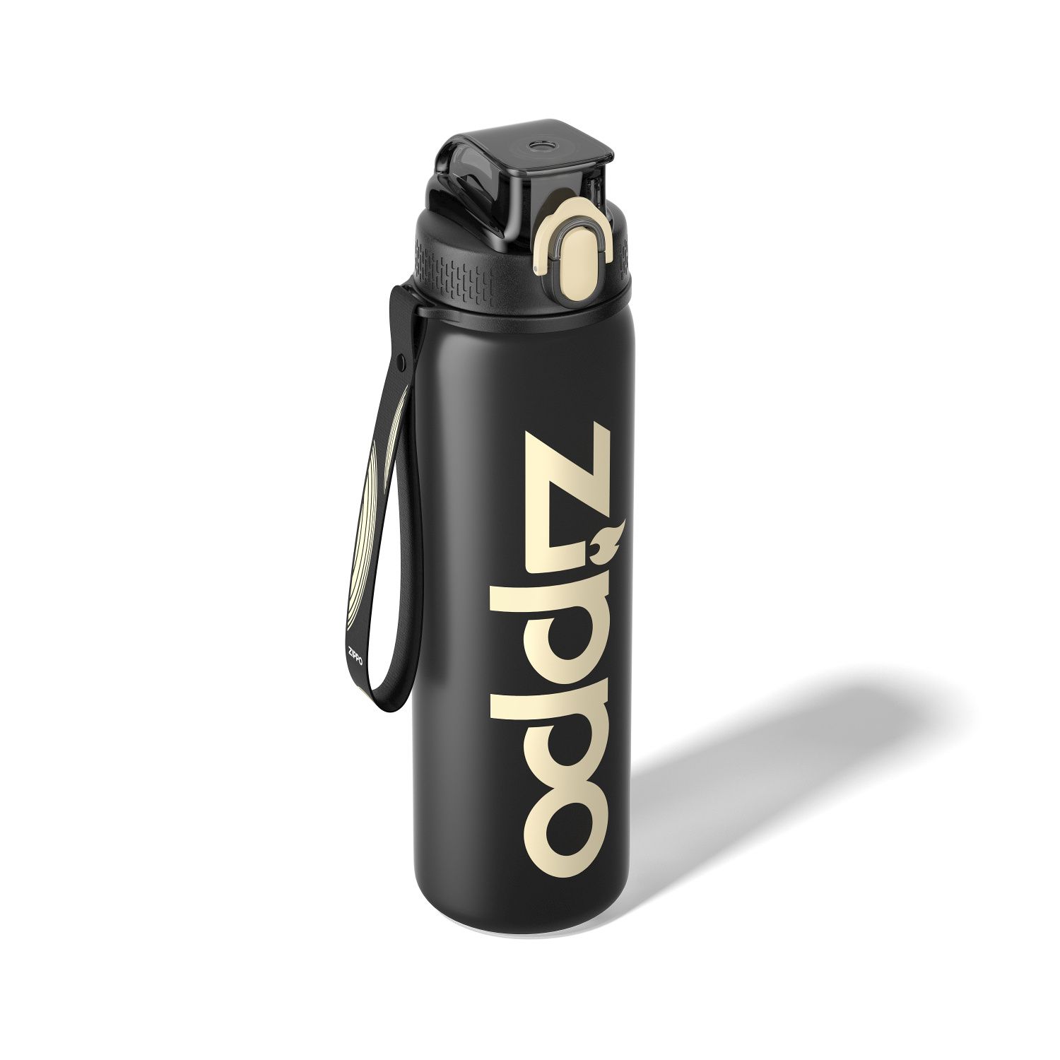 Zippo水杯吸管杯便携水壶800ml大容量学生杯子tritan健身运动水杯 图片 9