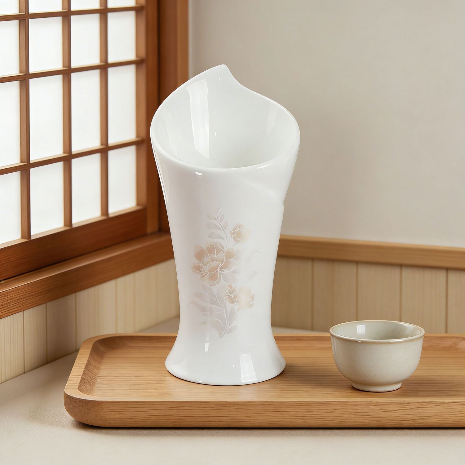 新款陶瓷筷子家用食品级高档景德镇防霉餐具防滑耐高温筷子筒 图片 4