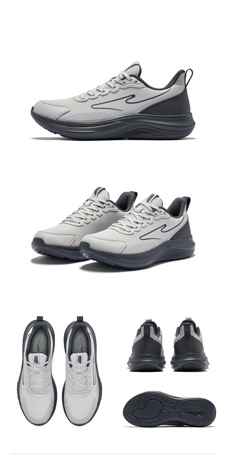 Hongxing Erke Yunyi pour hommes, chaussures de course imperméables, légères et rebondissantes avec semelle souple_voghion.com