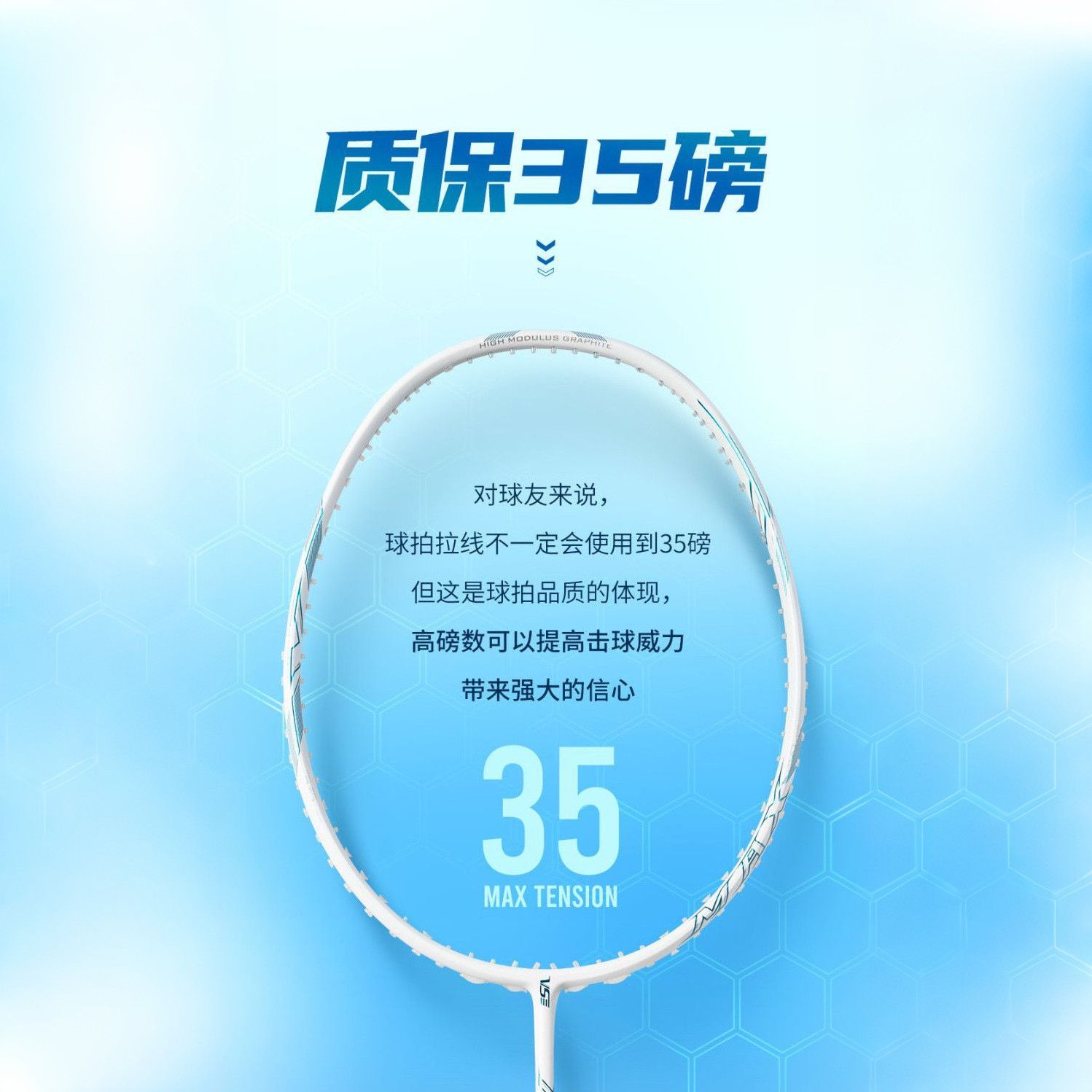 Venson威臣AP11MAXVS全碳素纤维男女超轻速度进攻高磅王羽毛球拍 图片 2