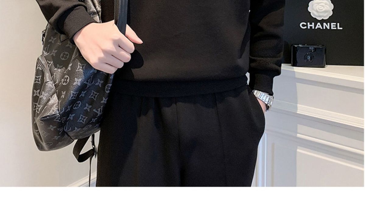 Sweater Men's Spring and Autumn 2023 New Pi Shuai Trendy Brand Contrast Colored Polo Shirt Men's Fashion Versatile Top_voghion.com