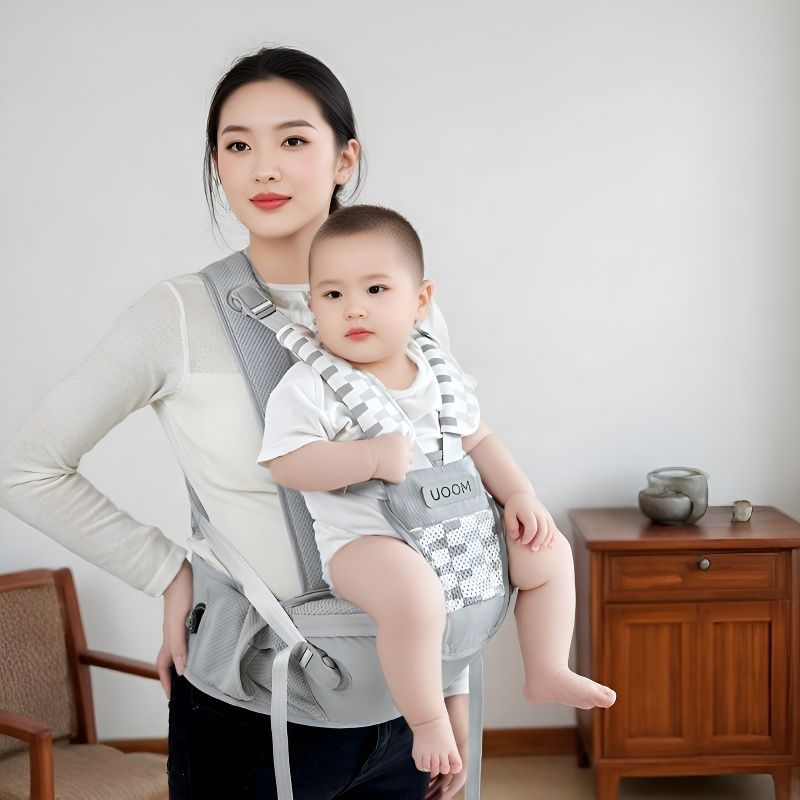 活动优萌婴儿腰凳外出带娃神器四季款外出抱娃神器解放双手