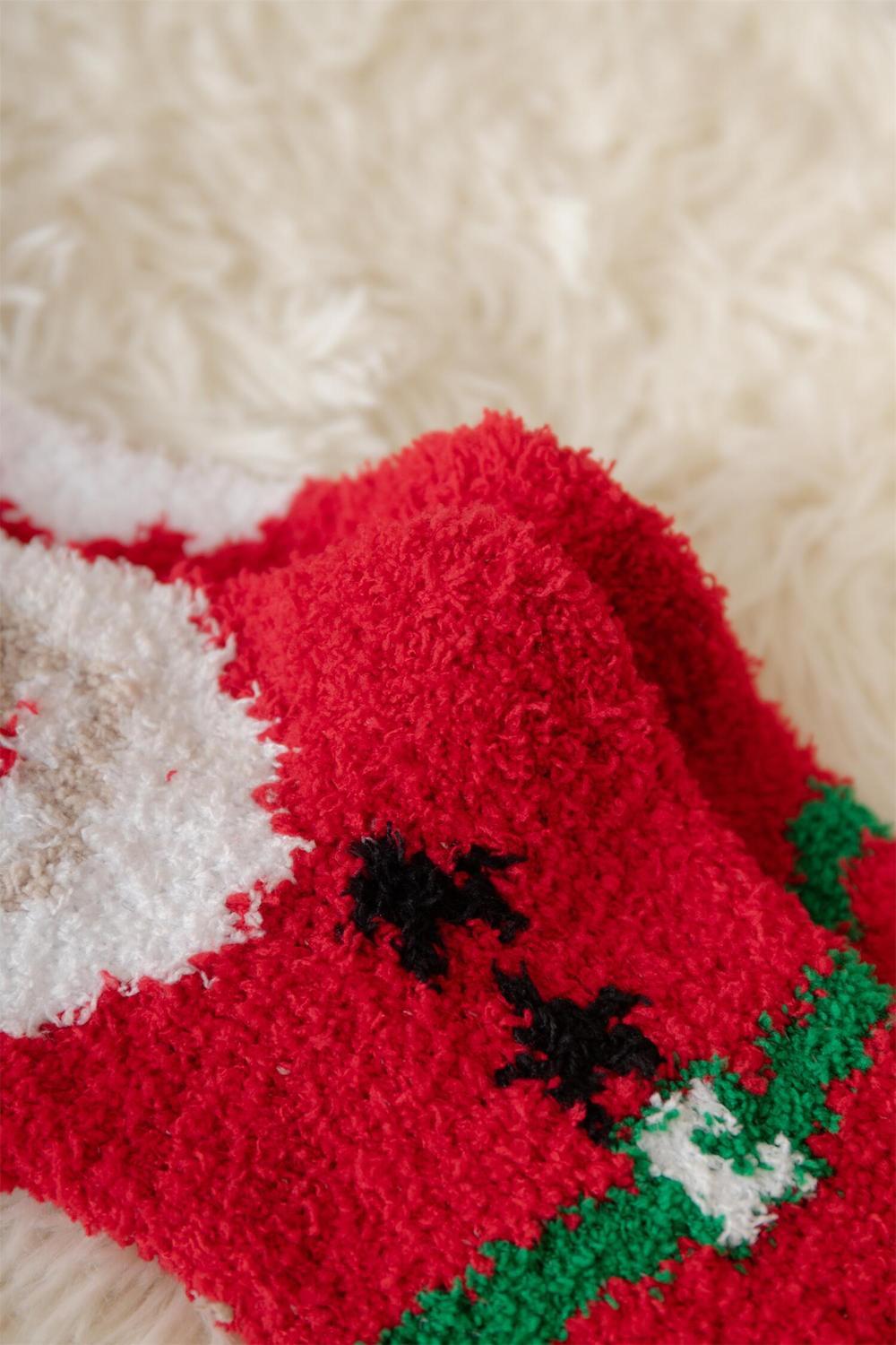 Cute Christmas socks, comfortable, warm, thick, and plush, full of festive atmosphere. Wishing you a happy Christmas_voghion.com