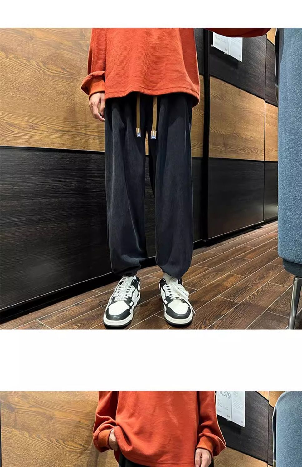 Herren Cordhose Gefüttert Gerade Geschnittene Freizeithose Warm_voghion.com