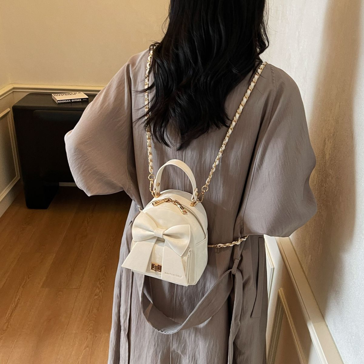 Amy Rabbit Women's Backpack Stylish Versatile Casual Handbag_voghion.com