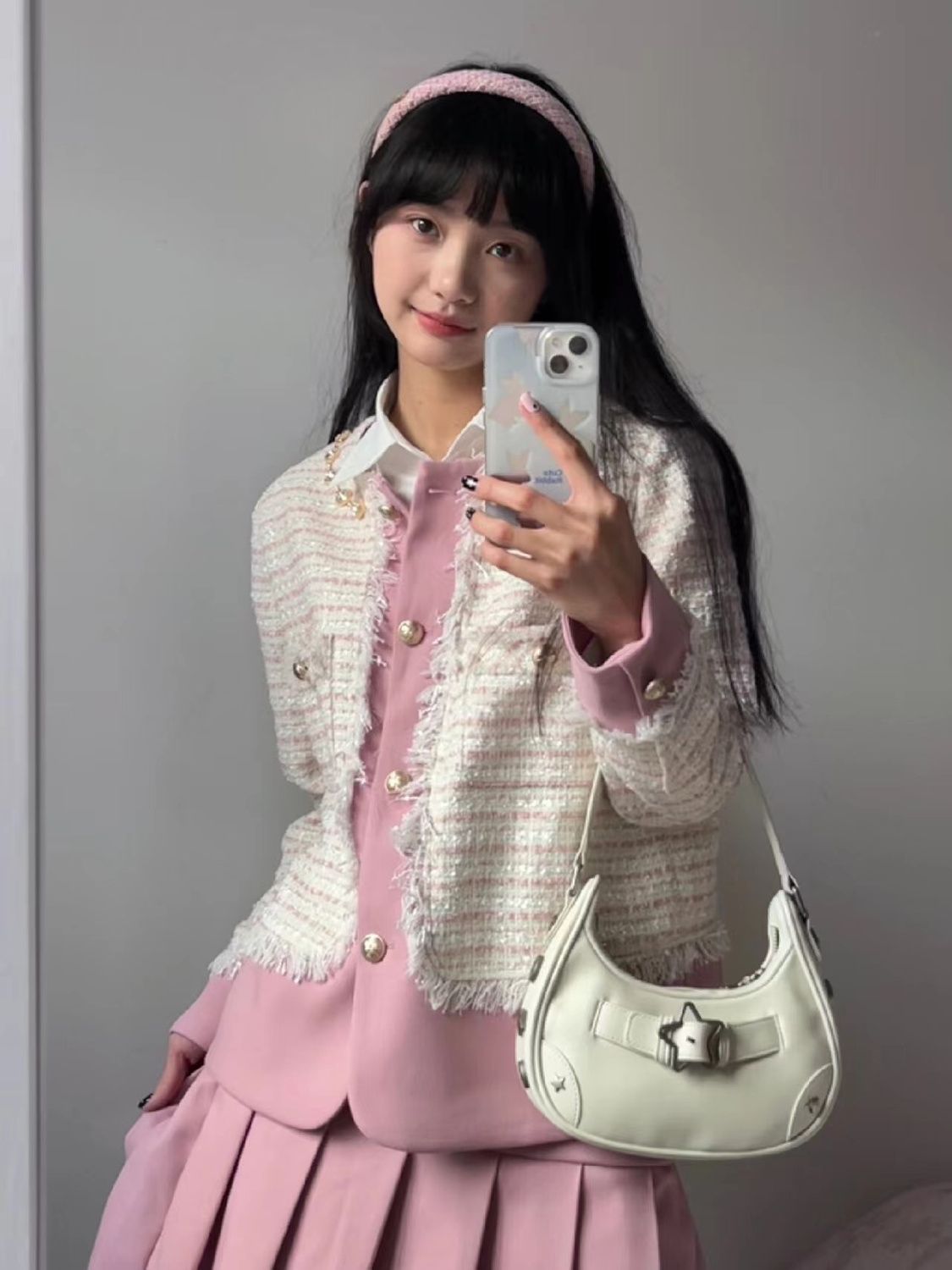 甜美星星少女高級感單肩包小眾ins風手提腋下包Y2K復古單肩包新款