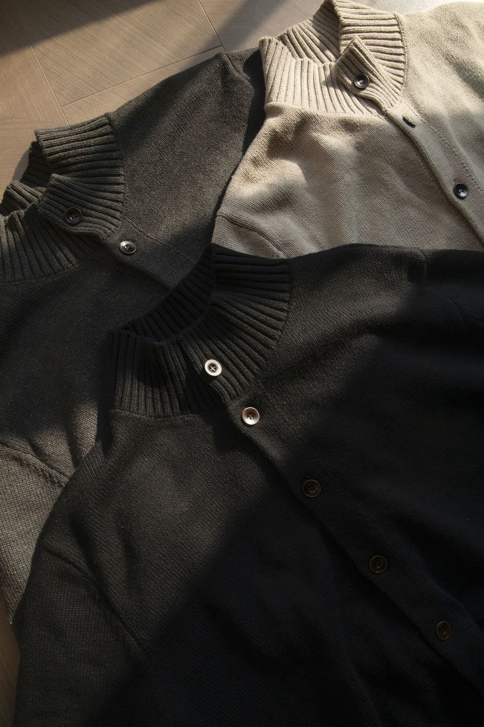 Men's Solid Colour Knitted Sweater Autumn Winter Commuter Style_voghion.com