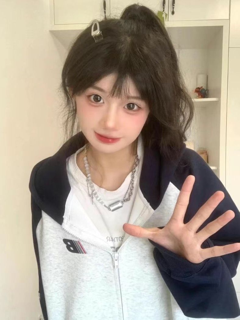 美式復古插肩基礎款開衫連帽衛衣男女秋冬新款重磅純棉情侶外套潮