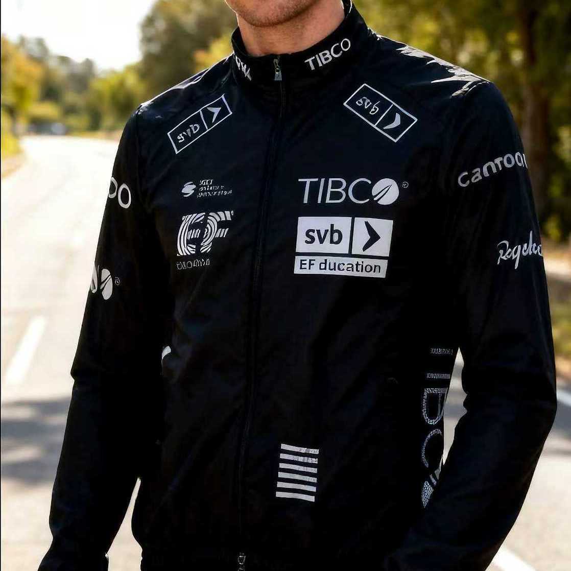 Windbreaker For Men And Women, Windbreaker, Team Jersey, Long Sleeve Road Cycling Lightweight Jacket_voghion.com
