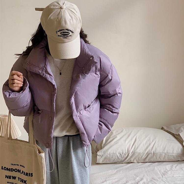 冬季時尚短款麵包服外套女小個子棉服韓版小眾寬鬆休閒保暖棉服潮