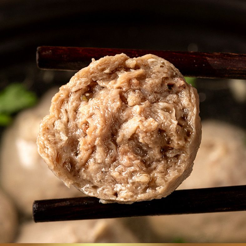 【硕记农场】潮汕牛肉丸火锅食材烧烤正宗新鲜汕头特产手工丸子 图片 6