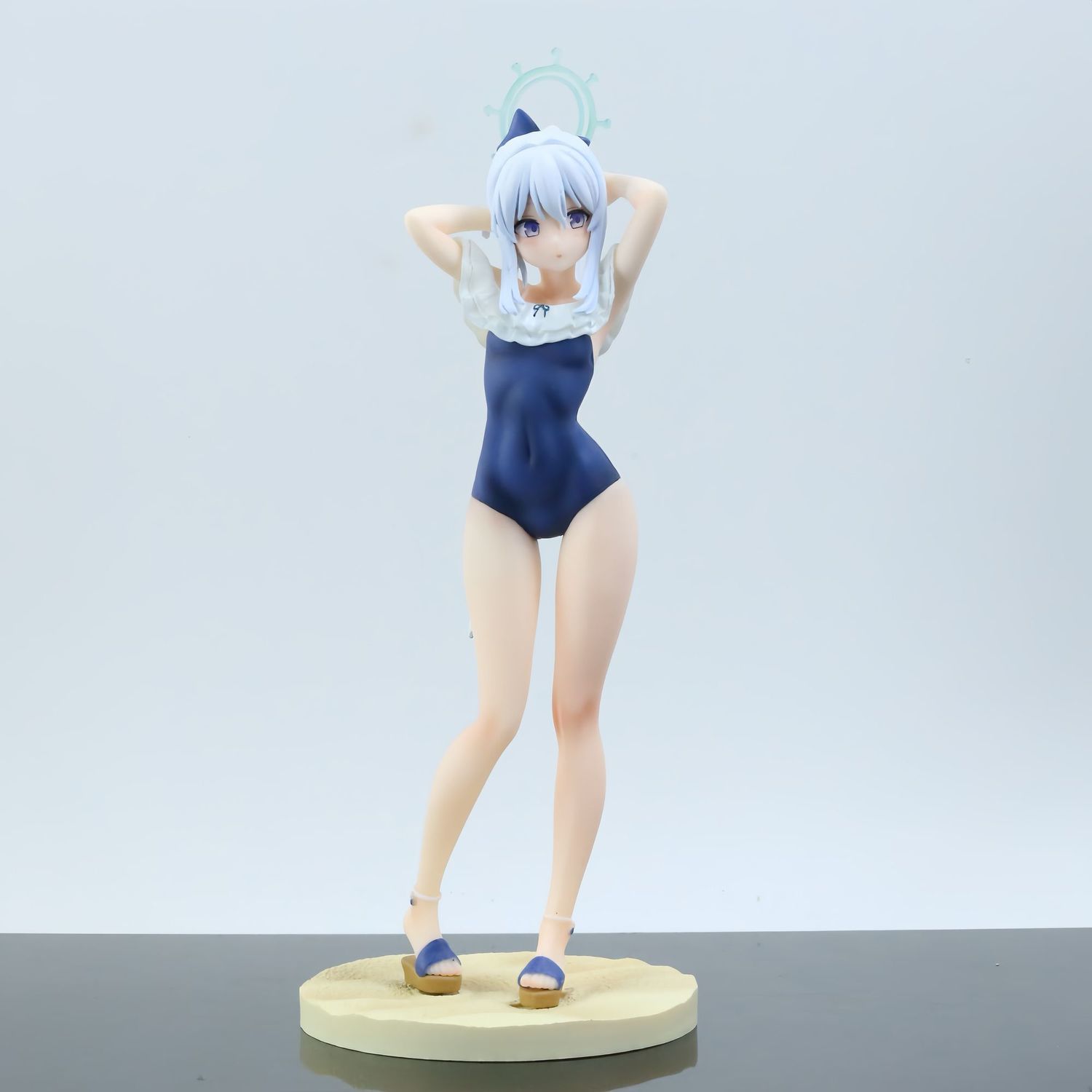 泳装月雪宫子 二次元心动美少女手办 治愈系造型盒装动漫周边