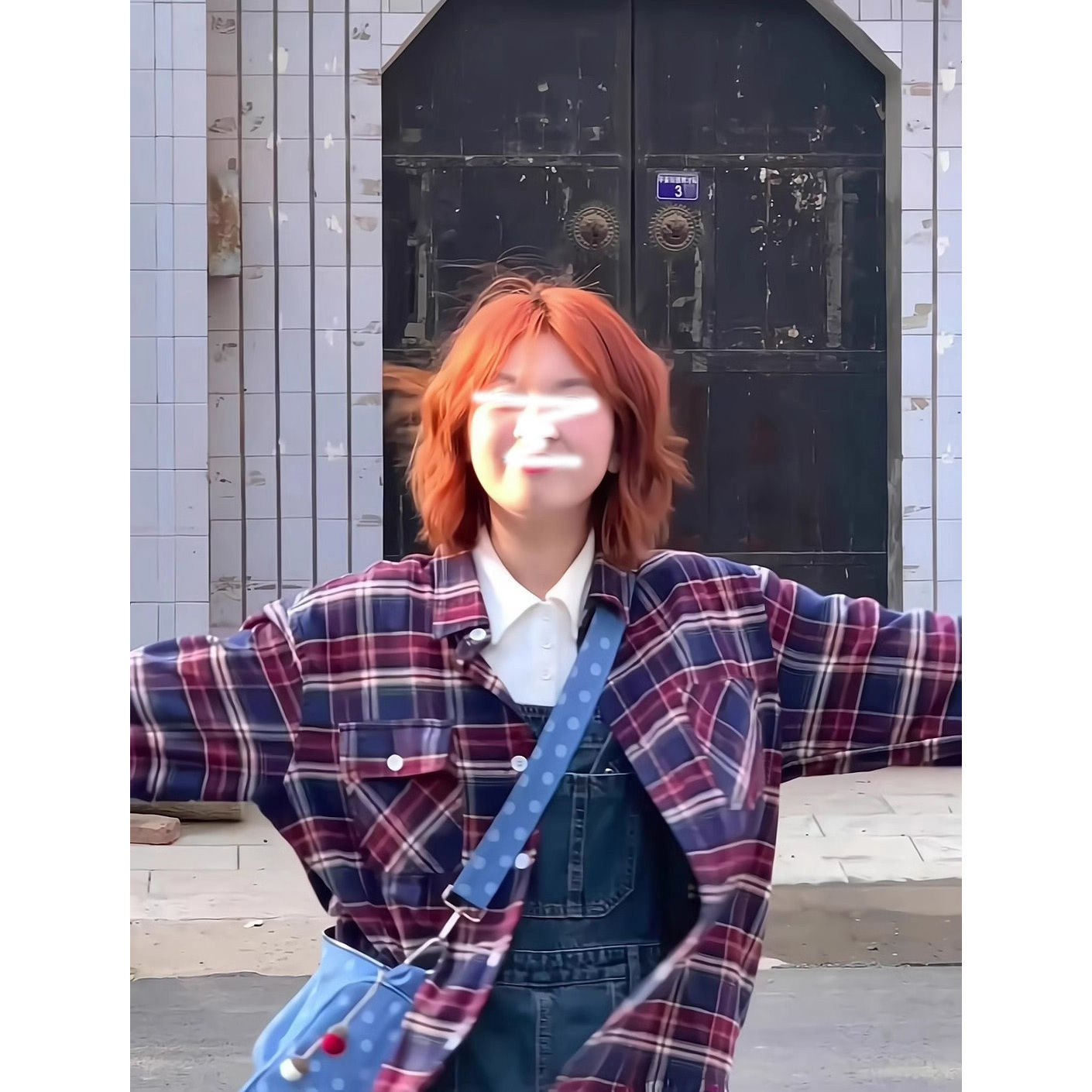 美式復古慵懶學院風百搭休閒格子襯衫女韓版寬鬆襯衣秋季2023新款