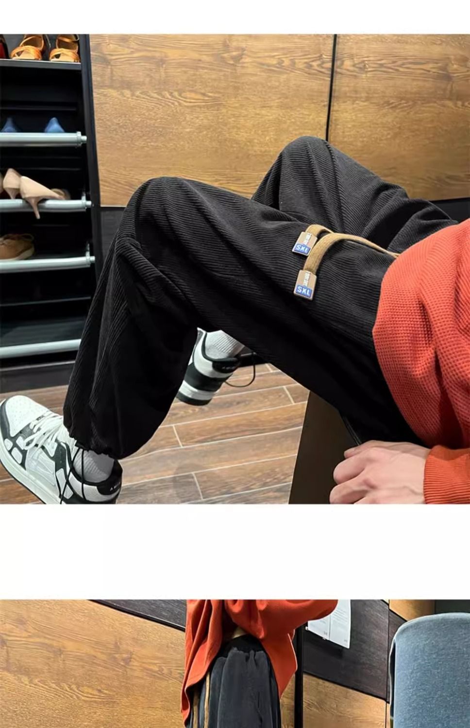 Herren Cordhose Gefüttert Gerade Geschnittene Freizeithose Warm_voghion.com