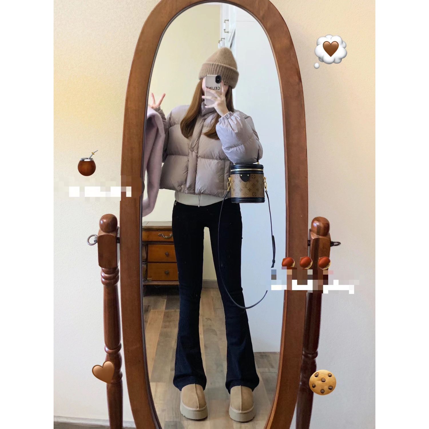 冬季韓版加厚棉服女短款棉襖oversize寬鬆顯瘦外套小個子麵包服潮