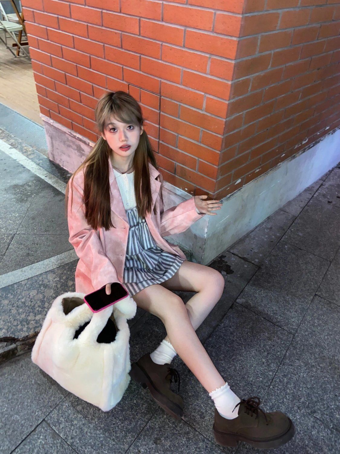 毛絨絨包包女大容量2023新款秋冬百搭單肩包高級感毛毛通勤托特包