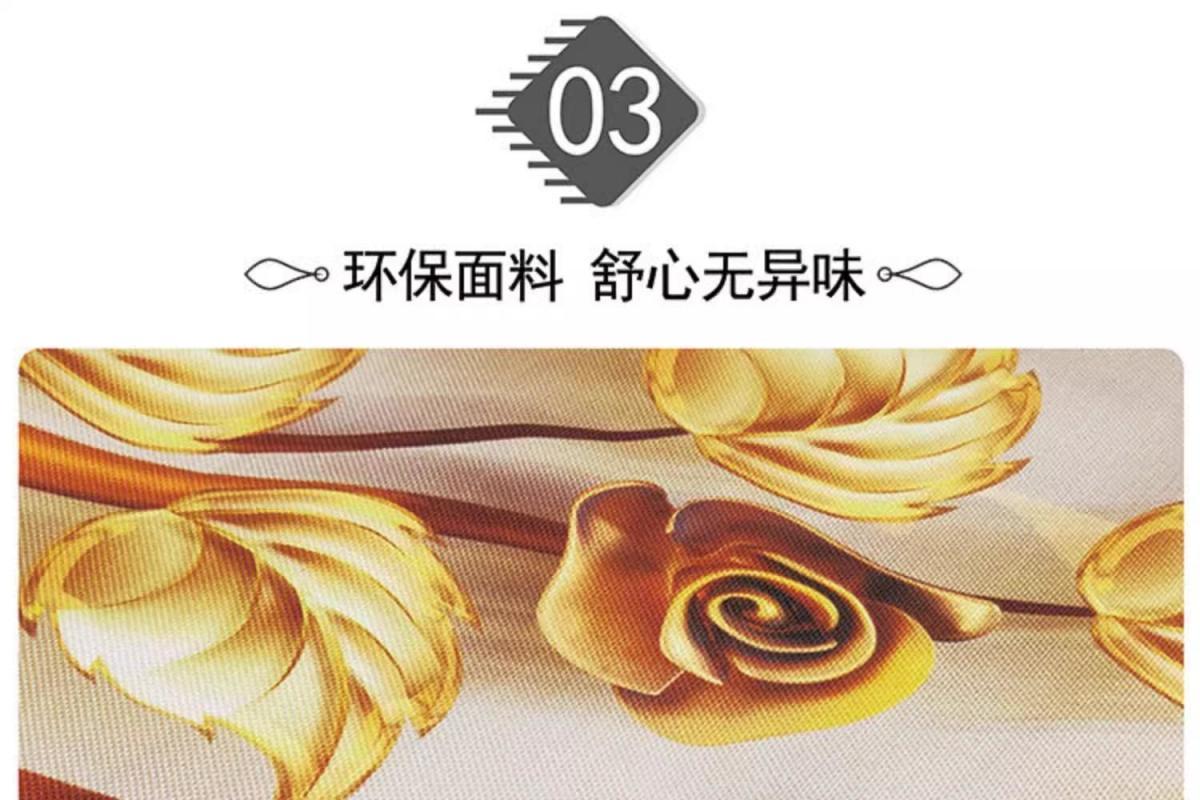 藏式唐卡黄财神佛像布艺挂画装饰画墙布玄关过道挂布背景布定制 detail 1