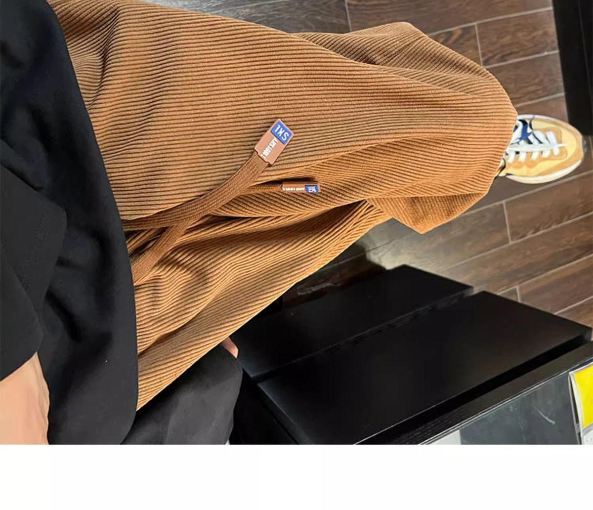 Herren Cordhose Gefüttert Gerade Geschnittene Freizeithose Warm_voghion.com