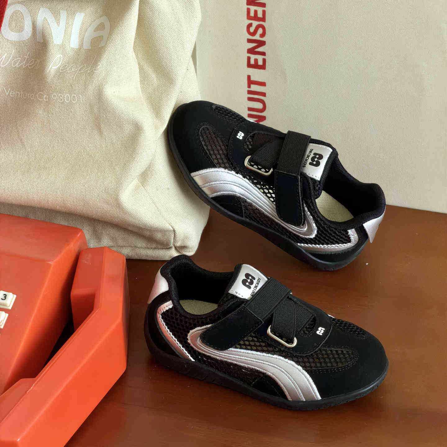 Children's Sports Single Boys' Sneakers, Casual Girls' Shoes, Summer Mid-child Mesh Breathable Baby Girl Sneakers_voghion.com