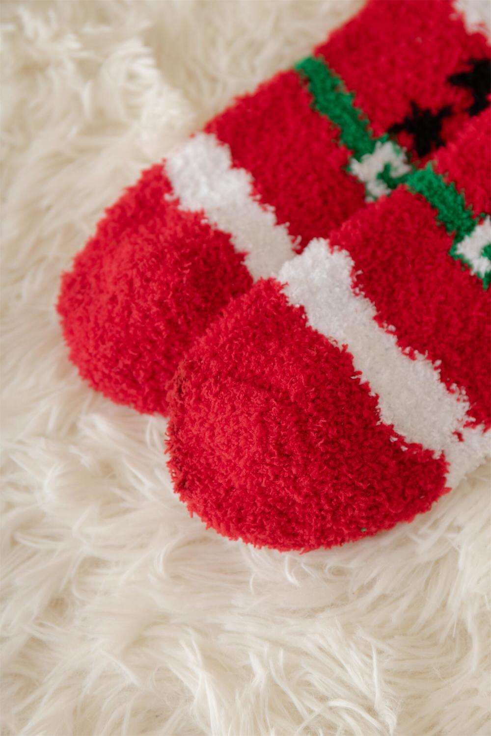 Cute Christmas socks, comfortable, warm, thick, and plush, full of festive atmosphere. Wishing you a happy Christmas_voghion.com