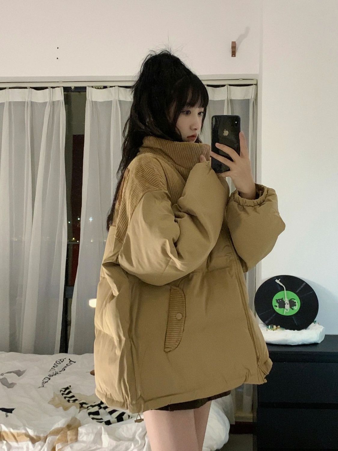 冬季加厚棉服棉衣外套女大碼顯瘦立領棉襖情侶寬鬆麵包服棉服爆款