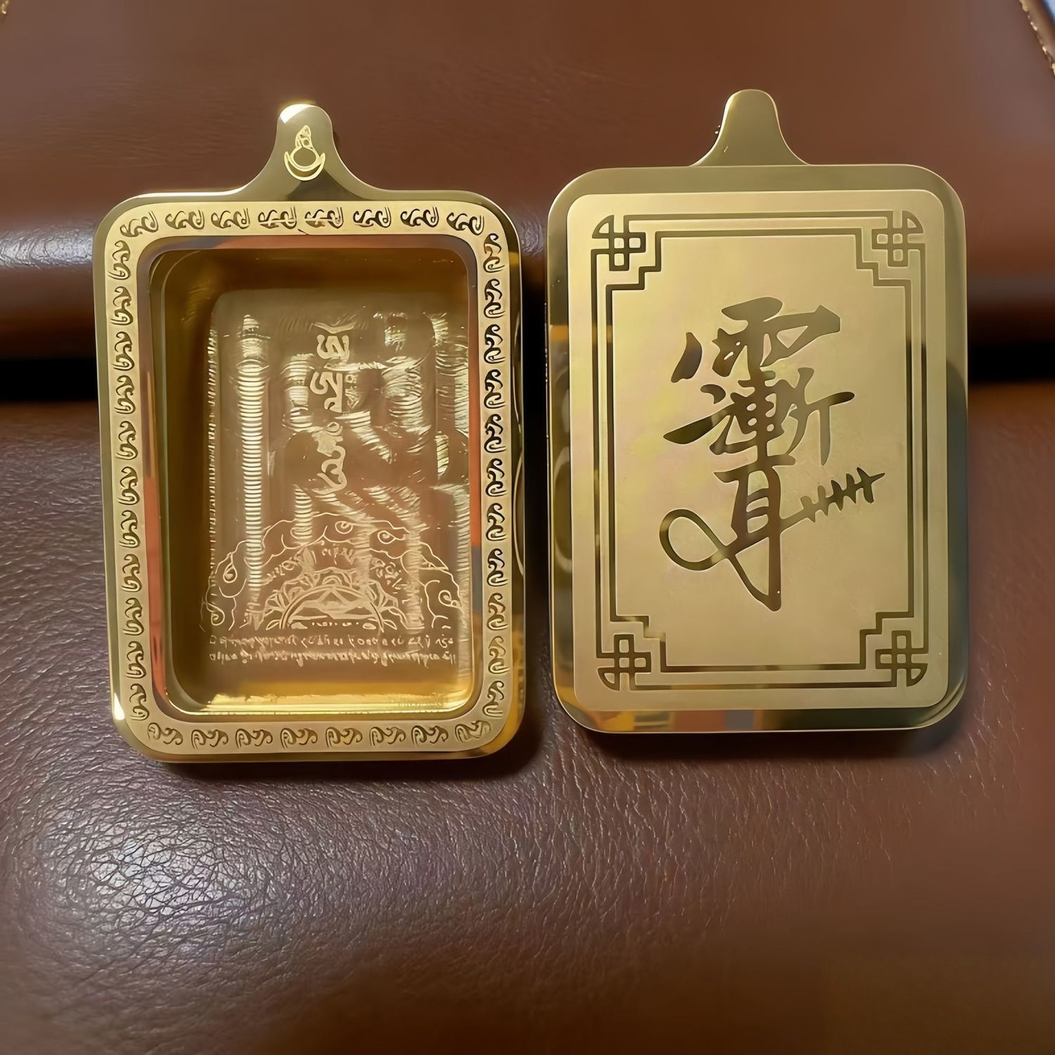 钛钢道家文化吊坠保色持久 图片 9